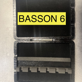 Boite 6 anches basson en bois