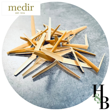 Oboe MEDIR pala gubiada y con forma