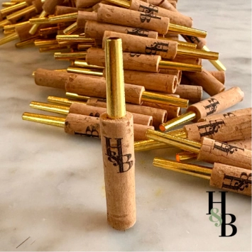 Tudel de oboe con soldadura